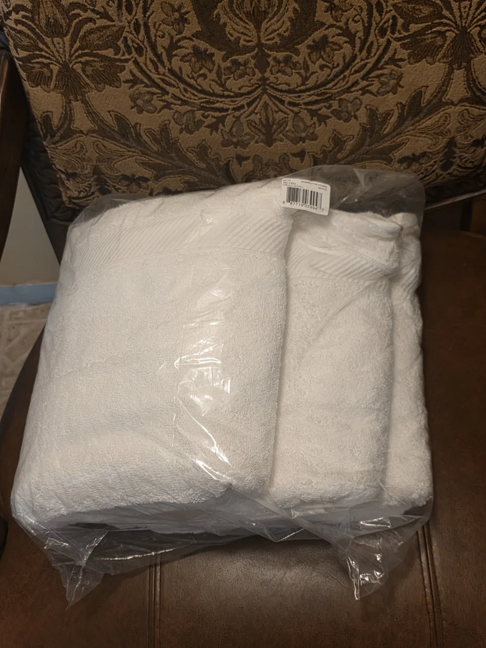 Plush White Bath Towels - Soft Absorbent Set 30in 54 In(76cm× 137cm)